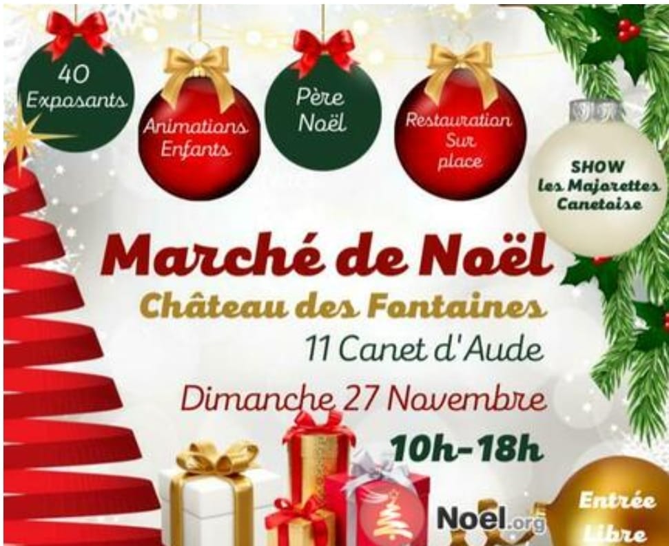 MARCHE DE NOEL CHATEAU DE CANET D AUDE LATELIERDECARINE11