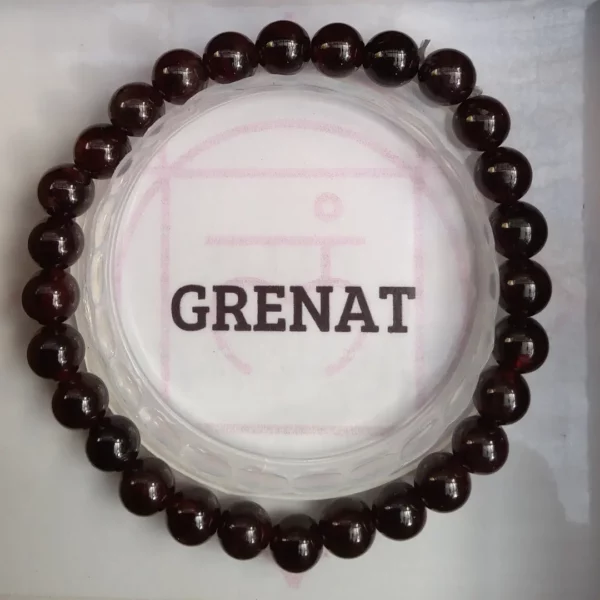 GRENAT = Développe la joie de vivre, le courage, le dynamisme, la confiance en soi et le succès – Dépression, instabilité émotionnelle, échec