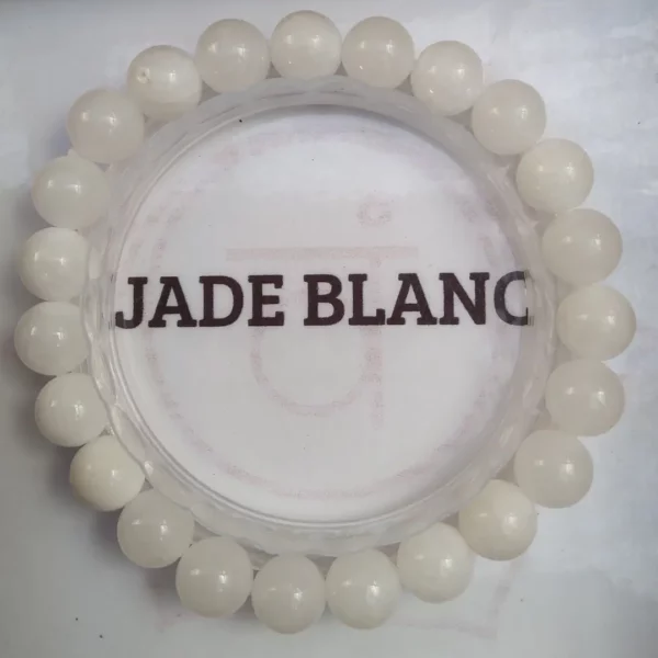 JADE BLANC = Abondance – Réussite – Tolérance – Honnêteté – Évite la culpabilité