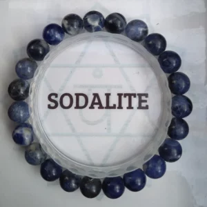 SODALITE = Développe la pensée, la réflexion – Meilleur sommeil – Apaisement, compréhension – Clair-voyance et intuitions